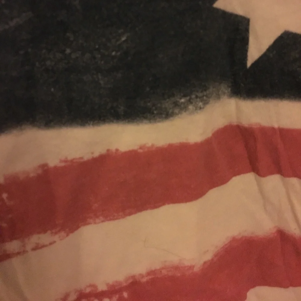 UO Pink White Blue USA Flag Crop Top - Picture 5 of 6